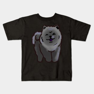 Black Chow Chow Kids T-Shirt